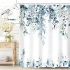 LunaLulinlk Blue Eucalyptus Fabric Shower Curtain - 3 of 4
