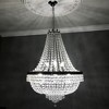 YIYIBYUS 9-Light Silver Crystal Chandelier Luxury Raindrop Classic Empire Style Pendant - 4 of 4