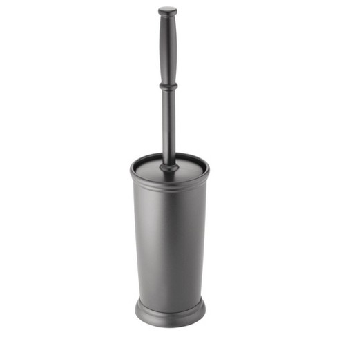 Mdesign Compact Plastic Bathroom Toilet Bowl Brush And Holder : Target