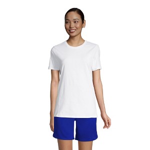 Lands' End School Uniform Women's Short Sleeve Feminine Fit Essential T-shirt - 1 of 4
