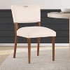 NicBex Wood Frame Dining Chair Set of 2 Modern Faux Leather Dining Room & Kitchen Side Chair - 2 of 4