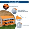 Chicken Nesting Box, Metal Nest Boxes for Chicken, Chicken Laying Box with Chicken Perch, Roll Away Nest Box for Chicken Coop - 4 of 4