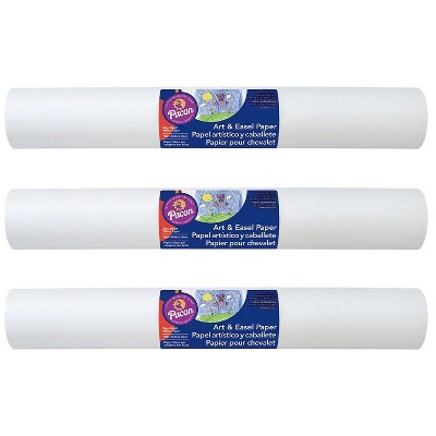 Melissa & Doug Deluxe Easel Paper Roll Replacement (18 inches x 75 feet) -  2-Pack, White