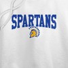 San Jose State University Varsity Cropped Hoodie Pullover Sweatshirt - 2 of 4