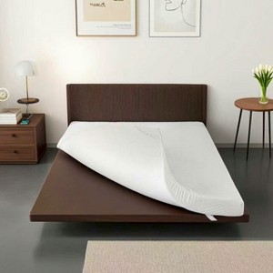 Dyonery 4-Inch Full Size Cool Gel Memory Foam Sofa Bed Mattress Replacement ¨C Fiberglass-Free, Washable Cover Mattress Topper - 1 of 4