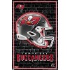 Trends International NFL Tampa Bay Buccaneers - Neon Helmet 23 Unframed Wall Poster Prints - 4 of 4