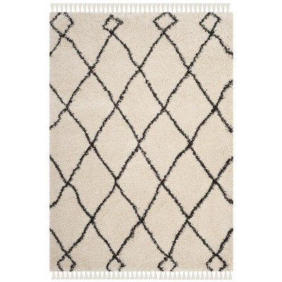 Moroccan Fringe Shag MFG241 Power Loomed Area Rug  - Safavieh
