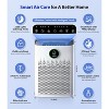 ECOSELF Air Purifier for Large Room up to 1295 Sq.Ft - 2X-Power Filtration, 99.97% Particle Removal, Smart Air Quality Sensor, Quiet Sleep Mode - 4 of 4