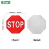 Unique Bargains Aluminum Reflective Rust Free Waterproof Stop Warning Sign - 3 of 4