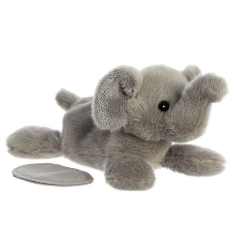 Aurora Small Ella Elephant Shoulderkins Adorable Stuffed Animal Gray 6 ...