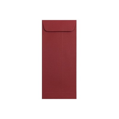 JAM Paper #10 Policy Envelopes 4 1/8 x 9 1/2 Christmas Red Recycled 50/pack (31515415i) 31515415I