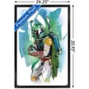Trends International Star Wars: Saga - Boba Fett - Water Color Framed Wall Poster Prints - 3 of 4