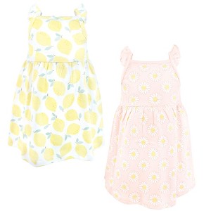 Luvable Friends Hudson Baby Sleeveless Dresses 2pk - 1 of 2