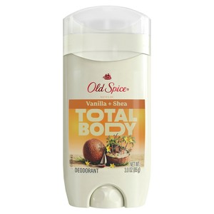 Old Spice Whole Body Deodorant for Men - Total Body Aluminum Free Deodorant - Vanilla & Shea - 3oz - 1 of 4