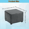Unique Bargains Stretch Band Furniture Protecting Square Stool Covers - 2 of 4
