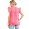 Women's Wish We Could Gingham Blouse - And The Why - 3 of 4