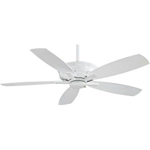 52" Minka Aire Modern Indoor Ceiling Fan White for Living Room Kitchen Bedroom Family Dining House Home Office - 1 of 4