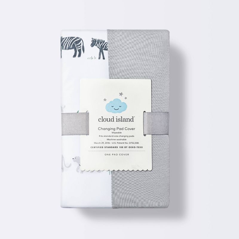 Wipeable Two by Two Changing Pad Cover - Cloud Island&#8482;, 4 of 5