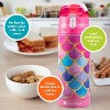 Bentology Double Wall Insulated 13oz Reusable Water Bottle for Kids - Cheetah - Spill Proof Lid, Stainless Steel - Keep Liquids Hot/Cold For Hours - - image 3 of 3