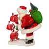 Kurt Adler 10.5-Inch Fabriché Santa Checking Mail - 3 of 4