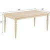 NicBex Dining Room Table for 6 Rustic 65" Wood Dining Table Counter Height Table with 4 Wood Legs for Kitchen - 2 of 4
