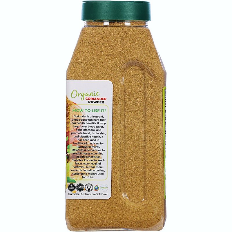 Organic Coriander (Dhania) Ground Seeds - 14oz (400g) - Rani Brand Authentic Indian Products, 4 of 11