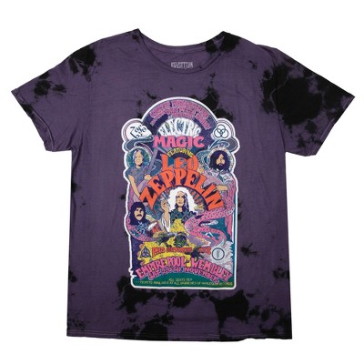 Led Zeppelin Electric Magic Colors T-shirt - Sparse Purple Black Cloud ...