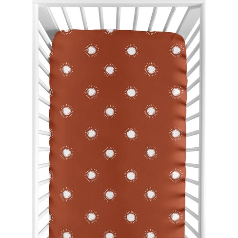 Orange crib outlet sheets