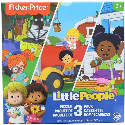 Acechar Encantador tira The Canadian Group Fisher-price Little People 18 Piece Jigsaw Puzzle 3 Pack  : Target