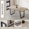 Kumasinova 62.9" Dining Table,Rectangular Kitchen Table with MDF Top for 6,Large Dinner Table for Living Room,Kitchen,Family Meal and Gatherings - 3 of 4