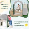 JUJABU Green Toddler Slide and Swing Set 8 in 1 - 3 of 4