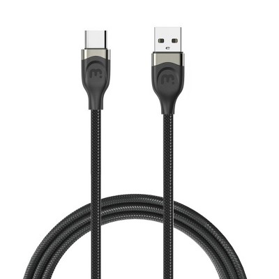 MyBat Pro USB-A to USB-C Quick Charging Cable - 4 FT - Black