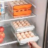LunaLulinlk Egg Organize Refrigerator Accessories Orange Stackable - 4 of 4