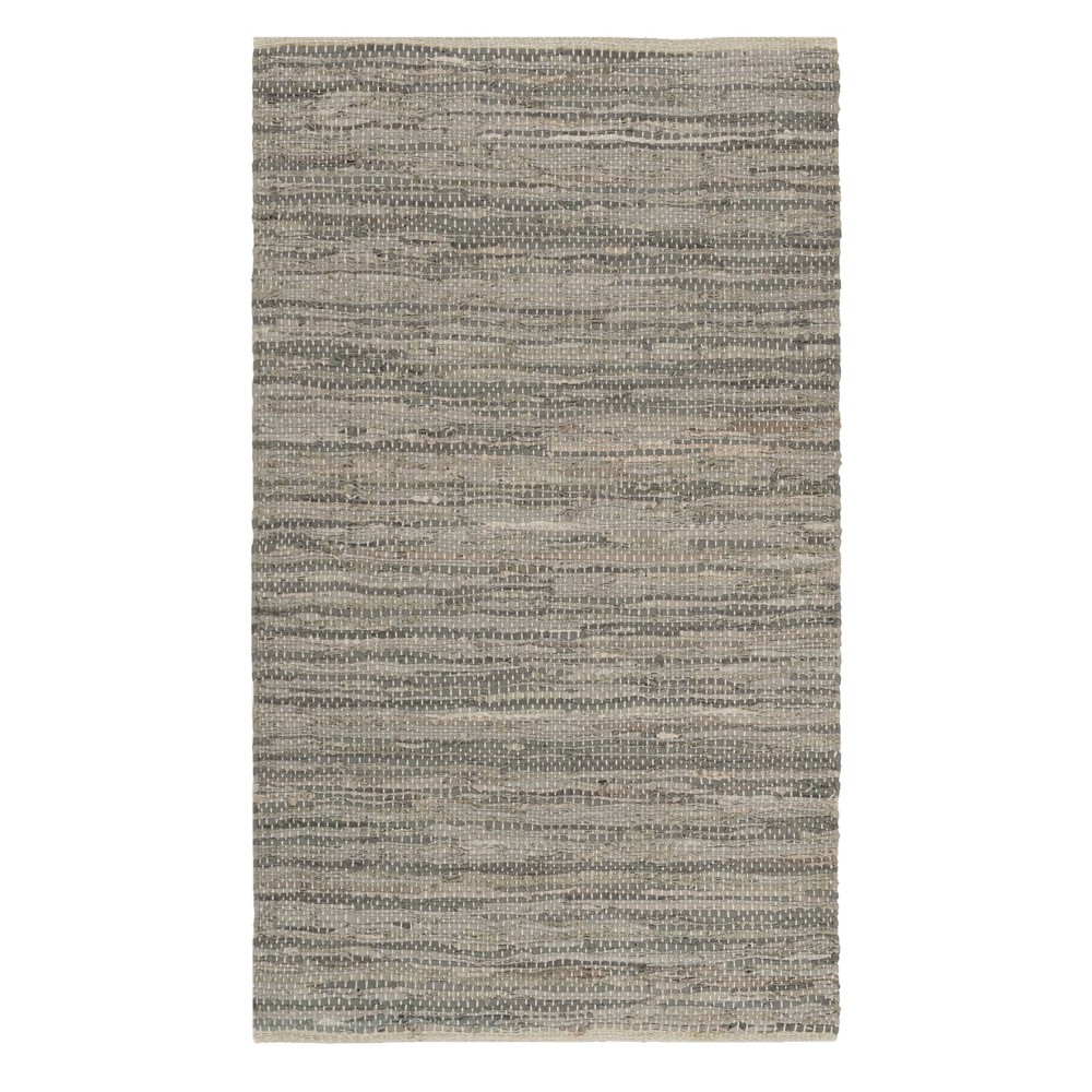 3'x5' Vida Solid Accent Rug Gray - Safavieh