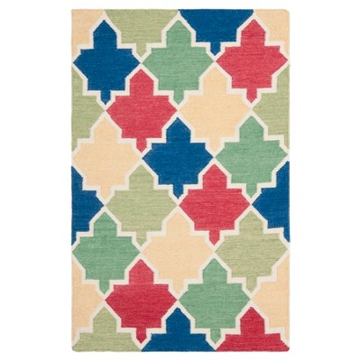 Tara Dhurry Rug - Blue/Multi - (3'x5') - Safavieh