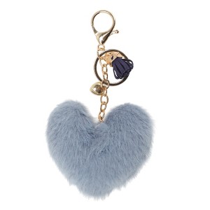 Unique Bargains Tassel Heart Handbag Charm 1 Pc - 1 of 4