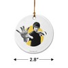 Bruce Lee Walk On Porcelain Holiday Christmas Tree Ornament  2.8" (7.1 cm) - 3 of 4
