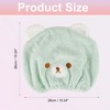 Unique Bargains Women's Quick Drying Hair Drying Towel 1 Pc - 2 of 4