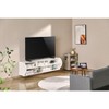 Wall Mounted TV Stand With Shelves - 3 of 4