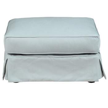 Besthom Horizon Upholstered Pillow Top Ottoman