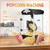 FONTOI 4/6/8/12/16 OZ Popcorn Machine with Stainless Steel Kettle Commercial Popcorn Maker with Scoop Oil Spoon and 3 Popcorn Cups - 2 of 4