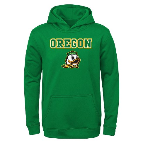 NCAA Oregon Ducks Boys Poly Hooded Sweatshirt XS