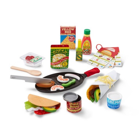 Melissa & Doug Wooden Sandwich-Making Pretend Play Food Set