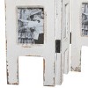 Farmhouse Chinquapin Wood Rectangle Room Divider Screen White - Olivia & May - 3 of 4