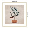Amanti Art Vazodaki Ikili Dal by Emel Tunaboylu Wood Framed Wall Art Print - 4 of 4