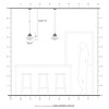 Livex Lighting Avondale 1 - Light Pendant in  Black/Brushed Nickel - 2 of 4