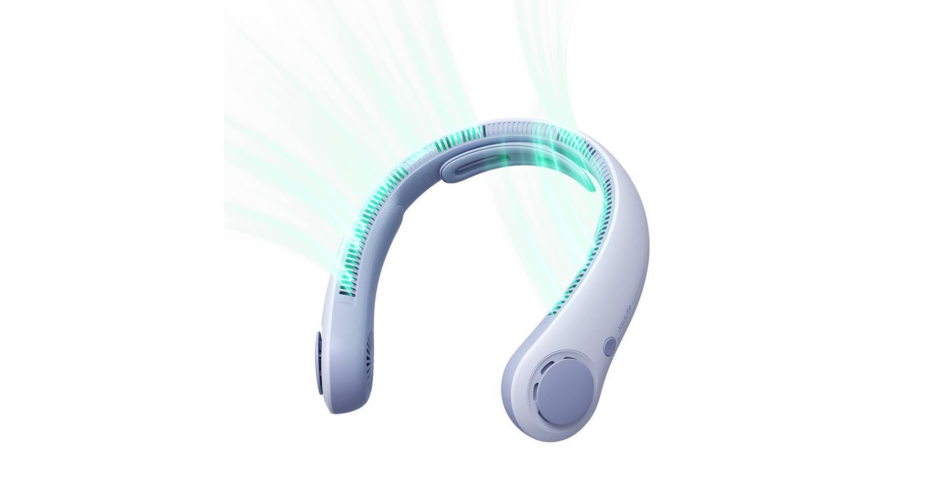 JISULIFE Portable Neck Fan Blue