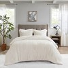 Sapphtopaz Comforter Set Fur Down Alternative Checkerboard Pattern Quilt Set 1 Quilt, 1 Pillow Shams, Machine Washable - 4 of 4