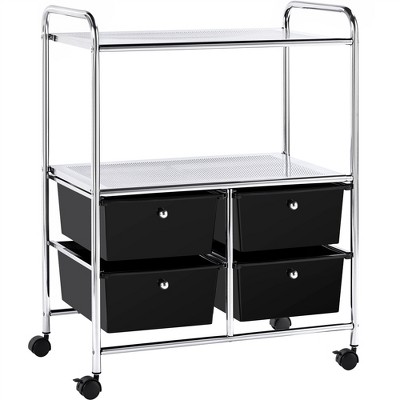 Stalwart 39-Drawer Black Plastic Small Parts Compartment Organizer