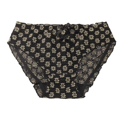 Agnes Orinda Women's Cute Floral Lace Brief Stretchy Cheeky Underwear